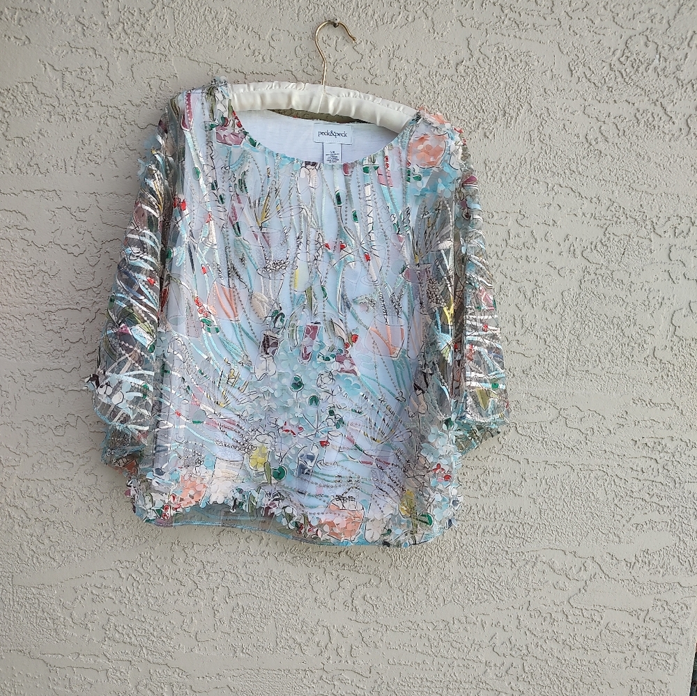 3D Peck &Peck Cape top - Picture 12 of 15